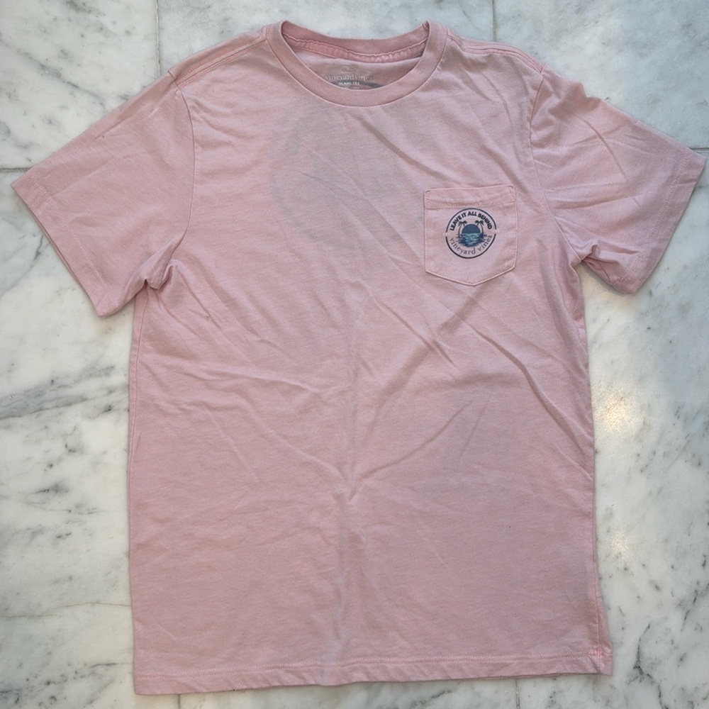 Vineyard Vines Boys M (12-14) Pink T-Shirt